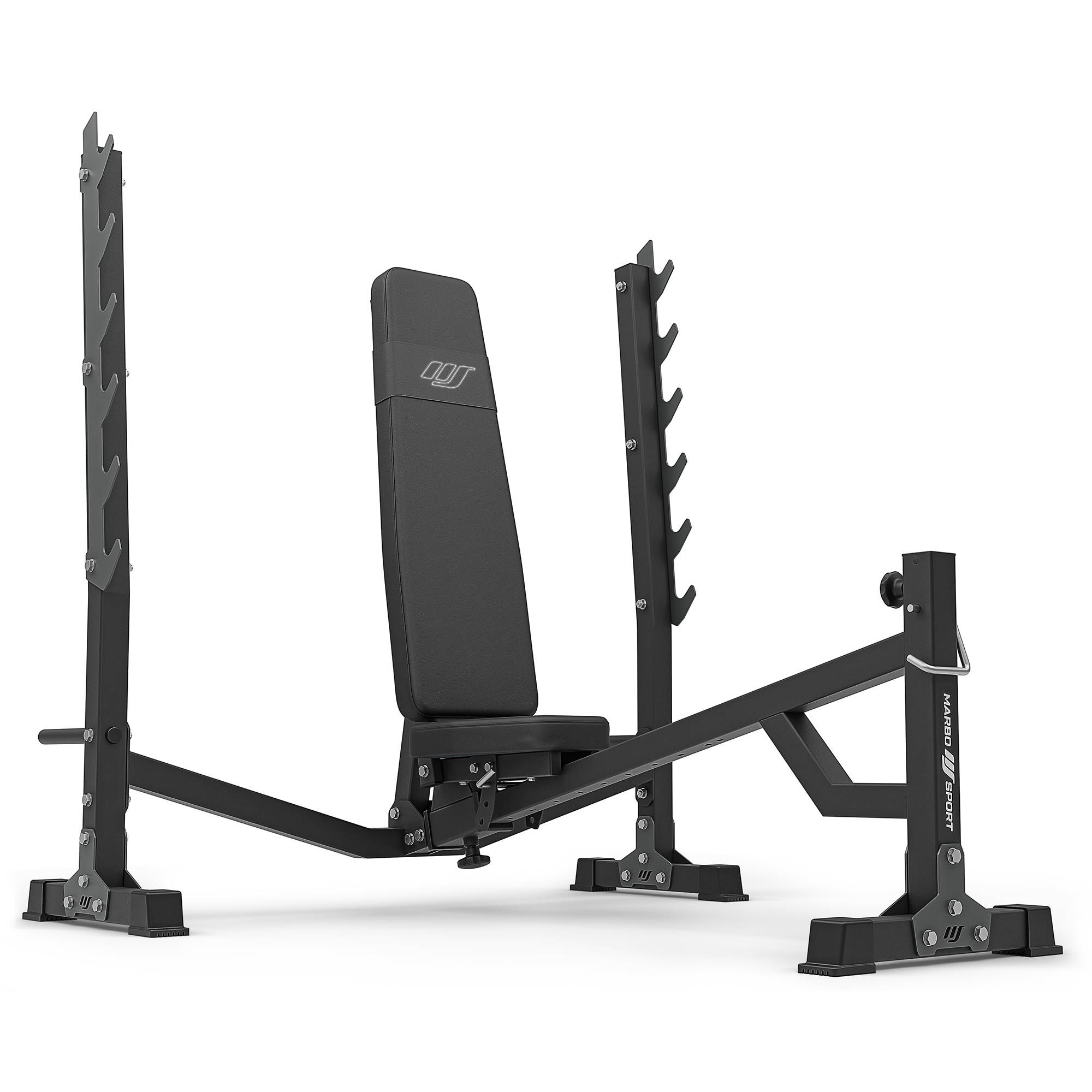 Panca regolabile con supporti e inclinazione negativa MS-L106 3.0 - Marbo Sport