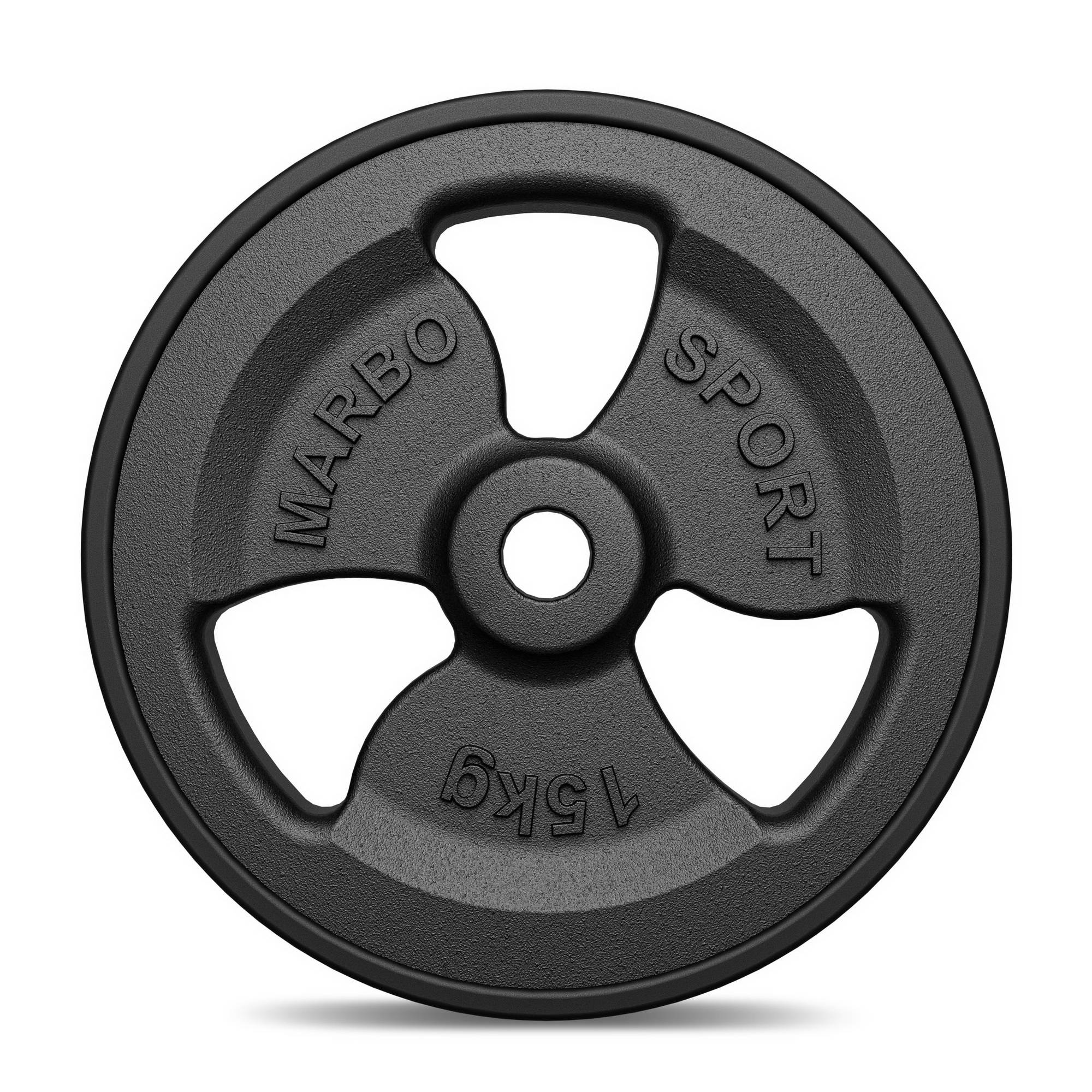 Peso in ghisa gommato 15 kg con foro ø31 mm MW-O15G-kier
