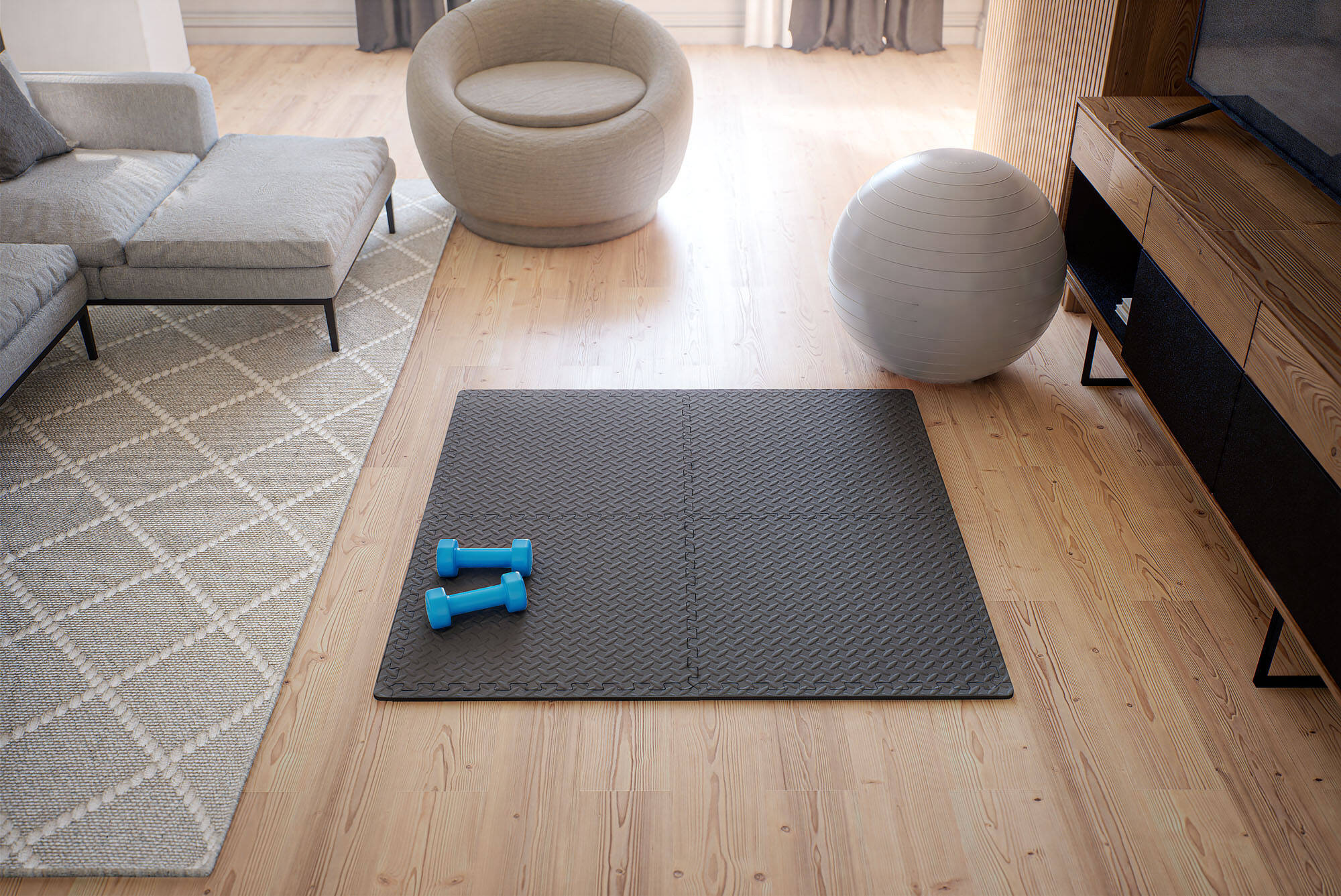 Tappeto puzzle 12 mm 12 pz - Marbo Sport