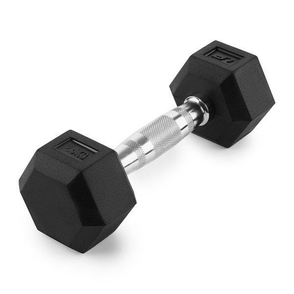 Manubrio HEX in ghisa con rivestimento in gomma 2,5 kg - UpForm