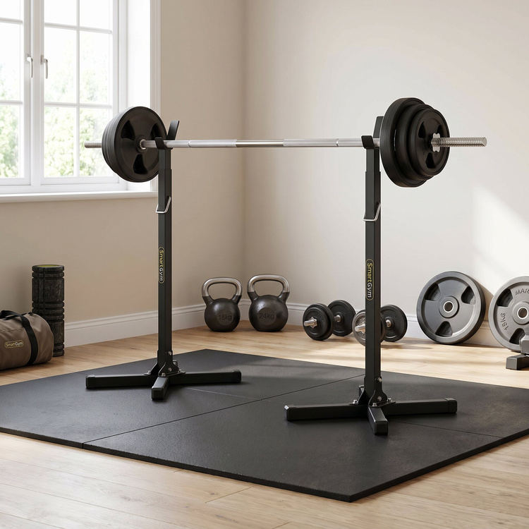 Supporti per bilancieri regolabili (2 pezzi) SG-10 - Accessori smartGym Fitness