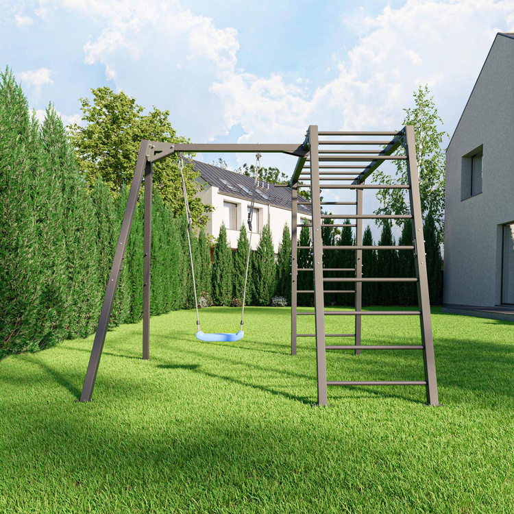 Altalena monoposto su cuscinetti (fissaggio alla scala) PREMIUM MO-017 - Marbo Sport