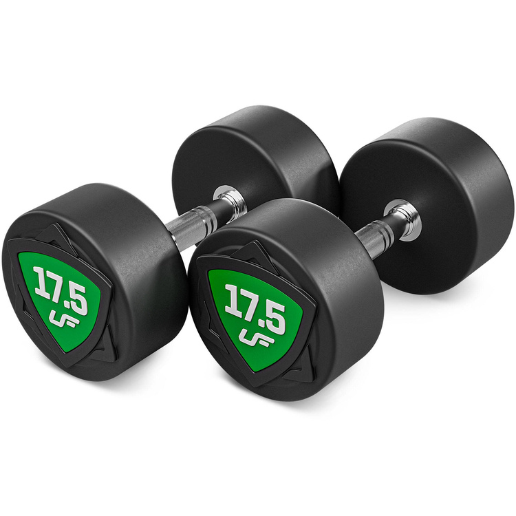 Set di manubri in poliuretano 2,5-25kg (incrementi di 2,5 kg) 275 kg - UpForm