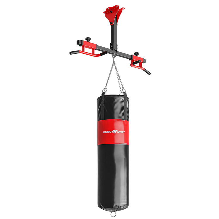 Barra regolabile per parete e soffitto con attacco per sacco da boxe MS-D202 - Marbo Sport