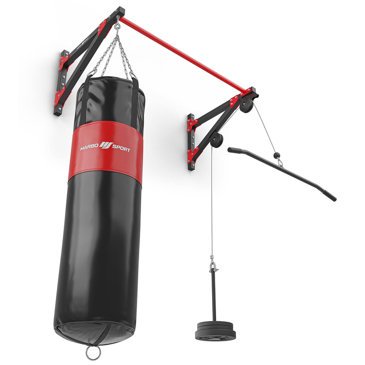 Sbarra multifunzione con pulldown e attacco per sacco da boxe 3in1 MH-D204 - Marbo Sport