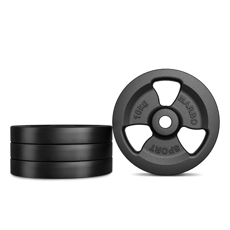 Peso in ghisa 10 kg con foro ø31 mm MW-O10-kier - Marbo Sport