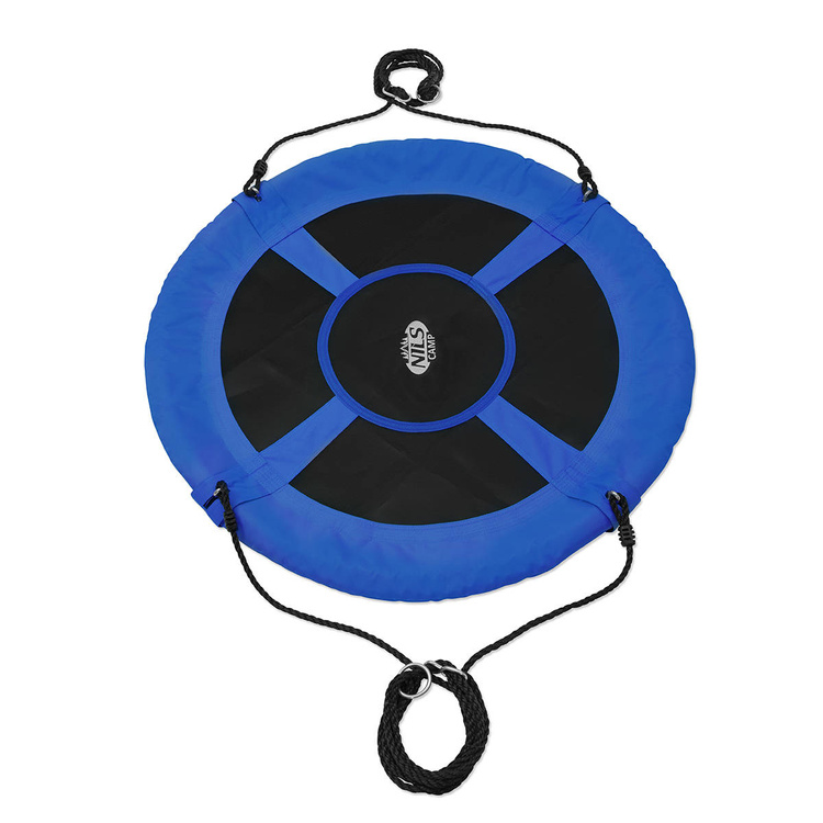 Altalena sospesa a nido di cicogna Ø100 cm BLU - NILS