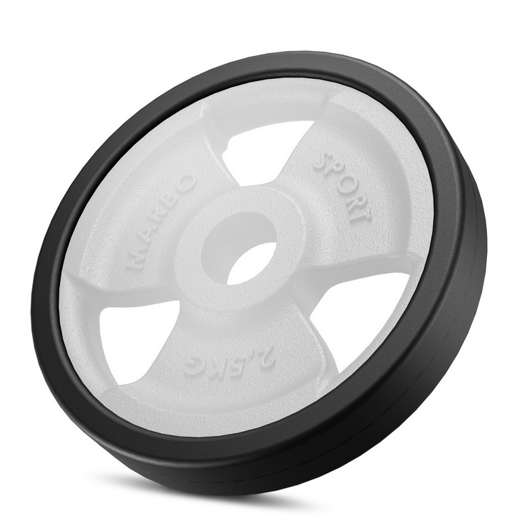 Peso in ghisa gommato 2,5 kg con foro ø31 mm MW-O2-5G-kier - Marbo Sport