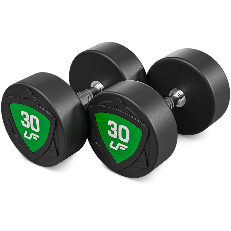 Set di manubri in poliuretano 27,5-37,5kg (incrementi di 2,5 kg) 325 kg - UpForm