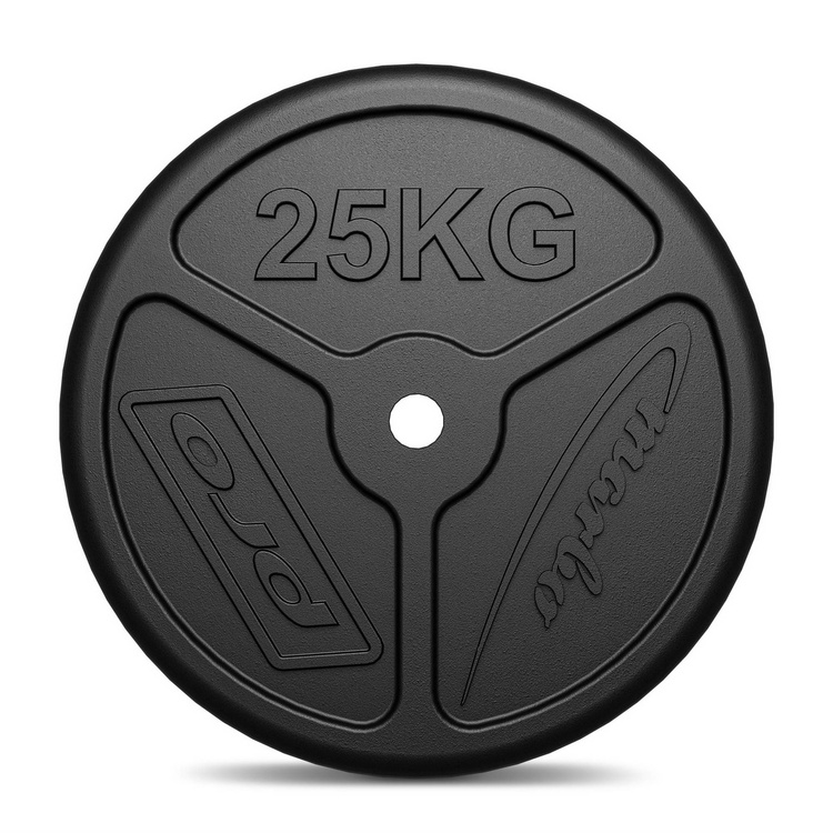 Peso in ghisa 25 kg SLIM con foro ø31 mm MW-O25-slim - Marbo Sport