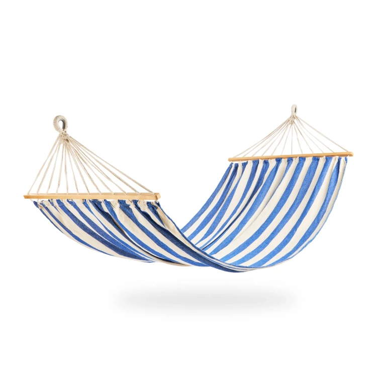 Amaca da giardino con barra in legno 290 x 125 cm - Marbo Sport