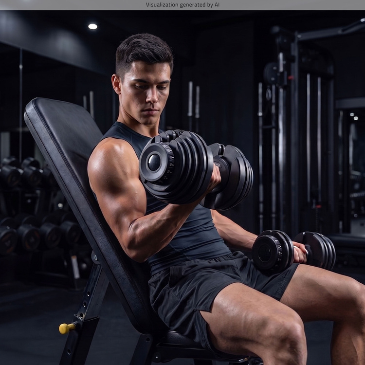 Manubrio regolabile 2,5 - 24 kg - UpForm