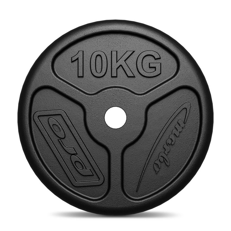Peso in ghisa 10 kg SLIM con foro ø31 mm MW-O10-slim - Marbo Sport