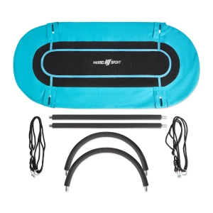Altalena a nido ovale 167 x 71 cm turchese - Marbo Sport