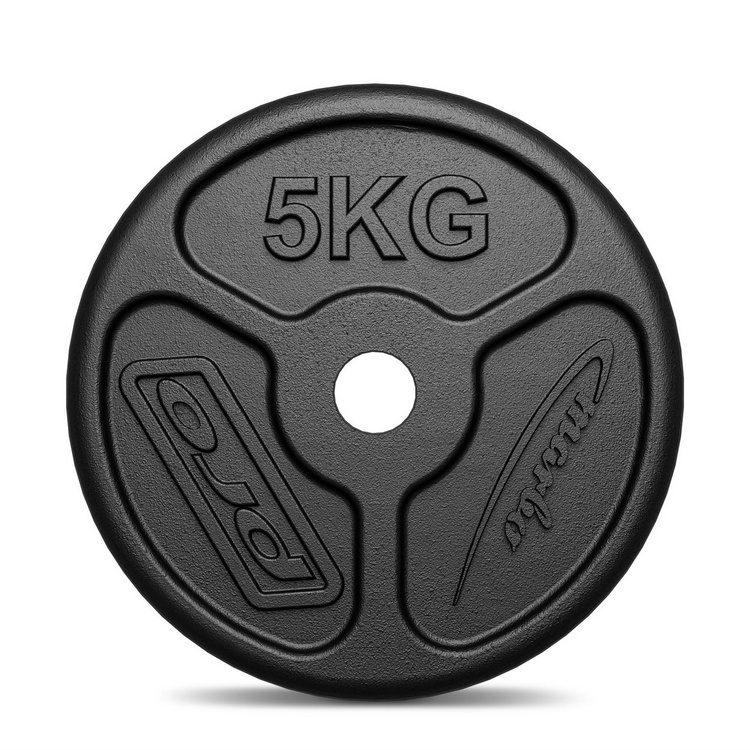 Peso in ghisa 5 kg SLIM con foro ø31 mm MW-O5-slim - Marbo Sport
