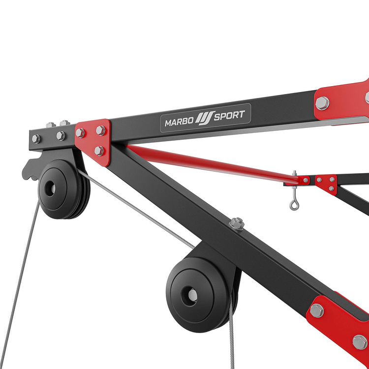 Sbarra multifunzione con pulldown e attacco per sacco da boxe 3in1 MH-D204 - Marbo Sport