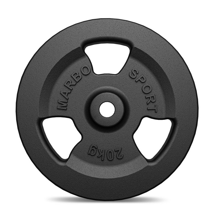 Peso in ghisa 20 kg con foro ø31 mm MW-O20-kier - Marbo Sport