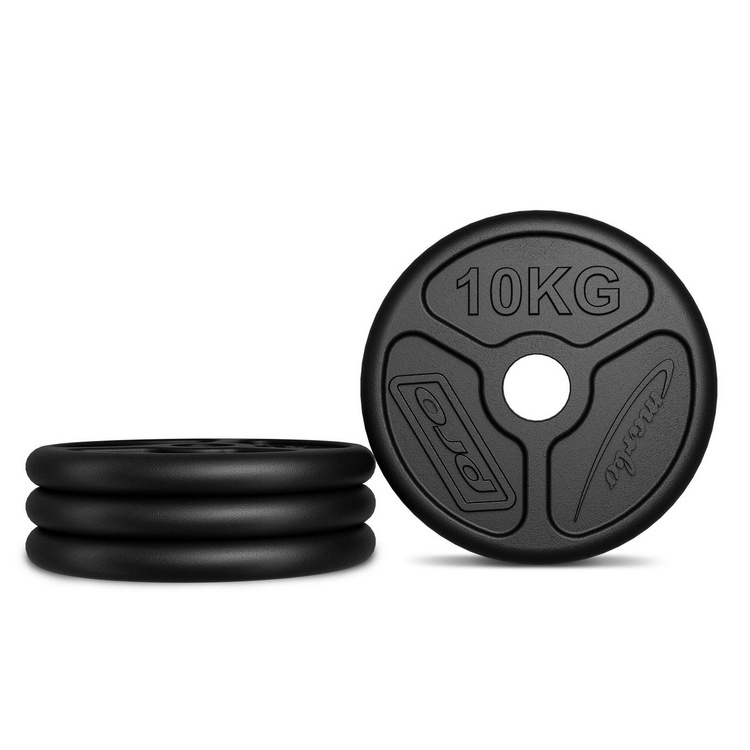 Set di pesi Olimpico in Ghisa con foro ø51 mm | Set 30 kg / 2 x 10 kg + 2 x 5 kg - Marbo Sport