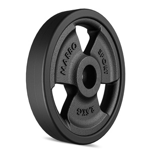 Peso in ghisa gommato 2,5 kg con foro ø31 mm MW-O2-5G-kier - Marbo Sport