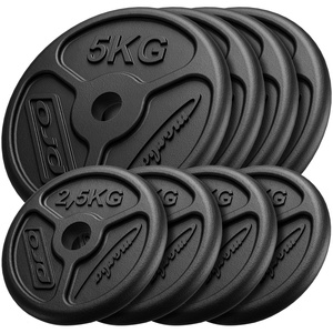 Set di pesi in ghisa SLIM con foro ø31 mm | Set 30 kg / 4 x 5 kg + 4 x 2,5 kg - Marbo Sport
