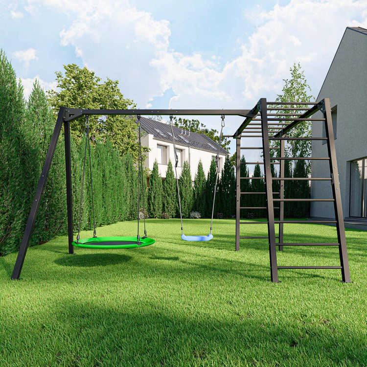 Scala PREMIUM - MO-016 + altalena doppia PREMIUM - MO-018 - Marbo Sport