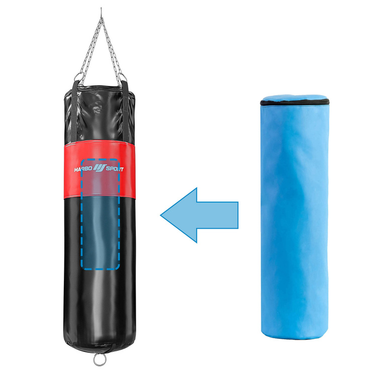 Sacco da boxe rinforzato 130 cm fi45 cm + Torpedo MC-W130 | 45-EX - Marbo Sport