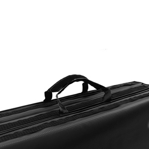 Materasso pieghevole ginnico duro in velcro 180 x 90 x 5 cm nero - Marbo Sport