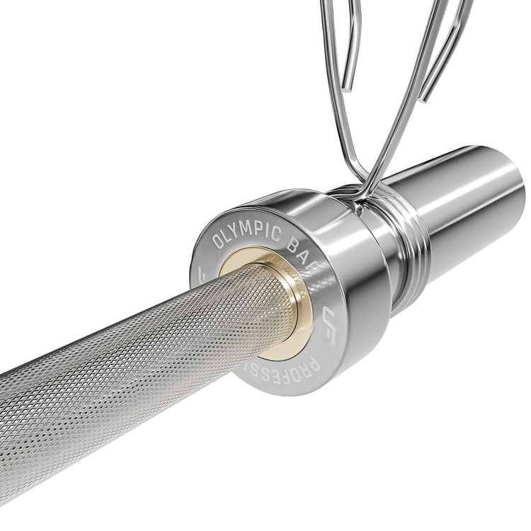 Set OLG1 | Barra Olimpionica 180 cm + Barra Olimpionica curl 120 cm + 2x Barra Olimpionica corta 50 cm - Marbo Sport