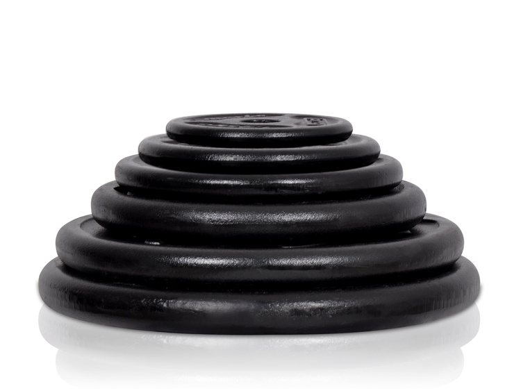 Set di barre rinforzate e pesi 83 kg - Marbo Sport