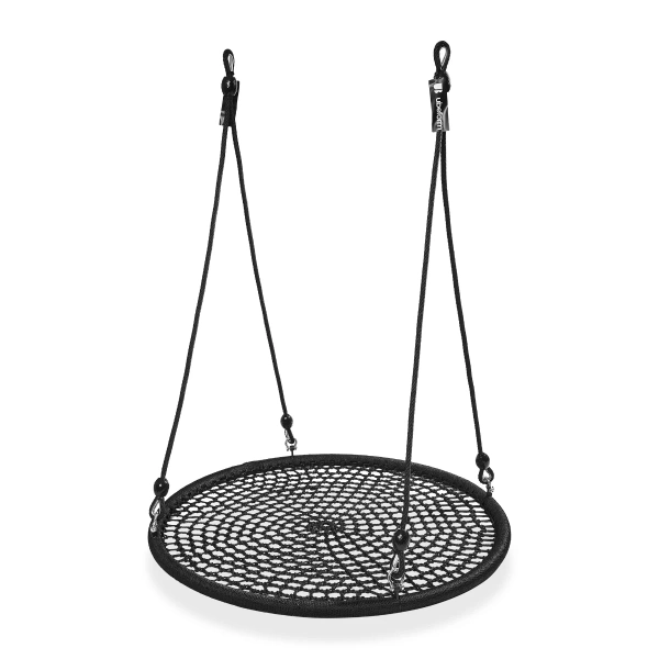 Altalena a nido 120 cm Deluxe nera - Ubeform