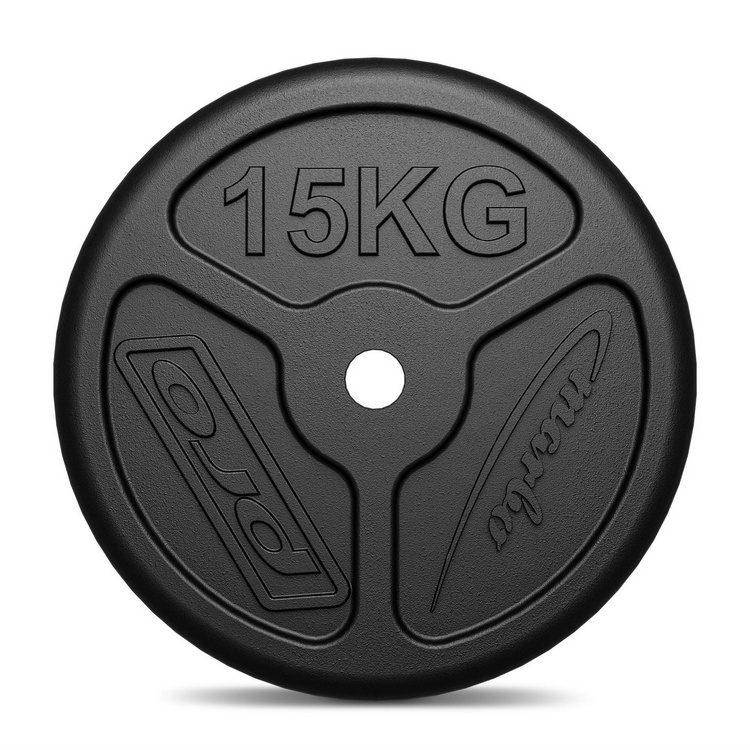 Peso in ghisa 15 kg SLIM con foro ø31 mm MW-O15-slim - Marbo Sport