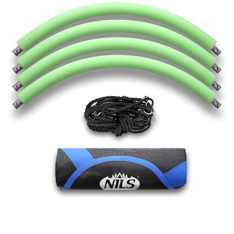 Altalena sospesa a nido di cicogna Ø100 cm BLU - NILS