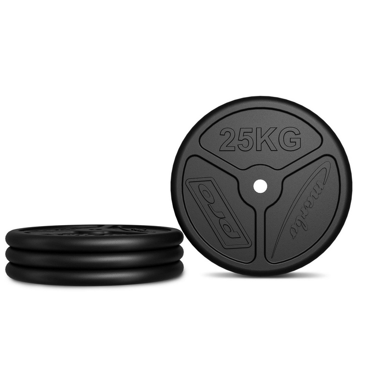 Peso in ghisa 25 kg SLIM con foro ø31 mm MW-O25-slim - Marbo Sport