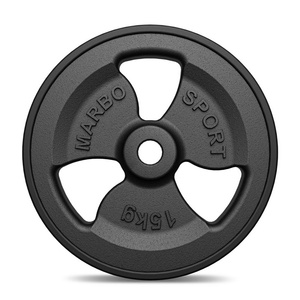 Peso in ghisa gommato 15 kg con foro ø31 mm MW-O15G-kier
