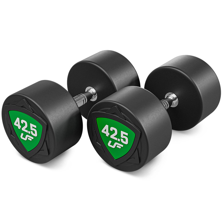 Set di manubri in poliuretano 40-50 kg (incrementi di 2,5 kg) 450 kg - UpForm