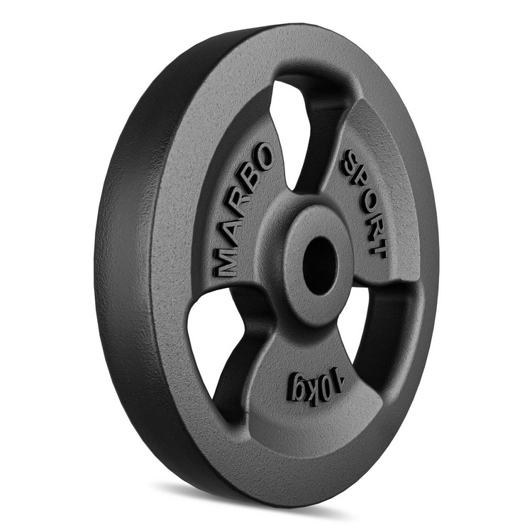 Peso in ghisa 10 kg con foro ø31 mm MW-O10-kier - Marbo Sport