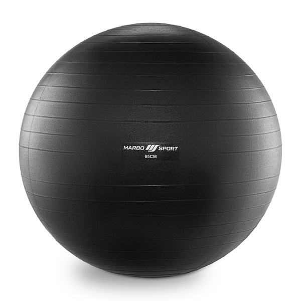 Palla fitness 65 cm nera Marbo Sport