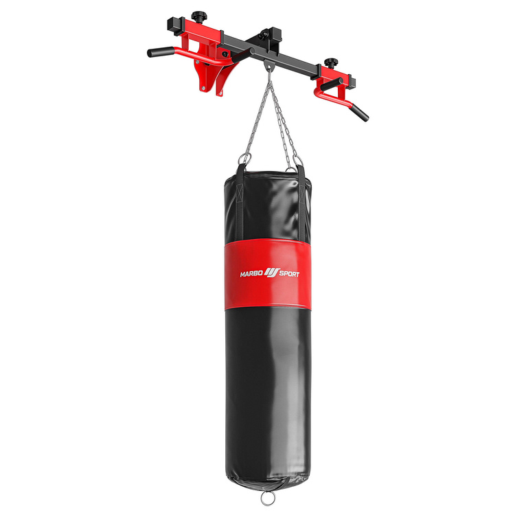 Barra regolabile per parete e soffitto con attacco per sacco da boxe MS-D202 - Marbo Sport