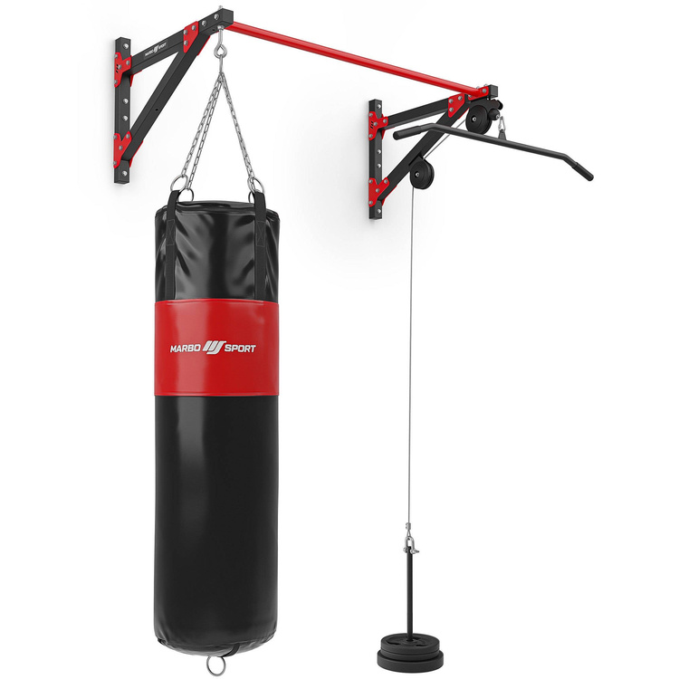 Sbarra multifunzione con pulldown e attacco per sacco da boxe 3in1 MH-D204 - Marbo Sport
