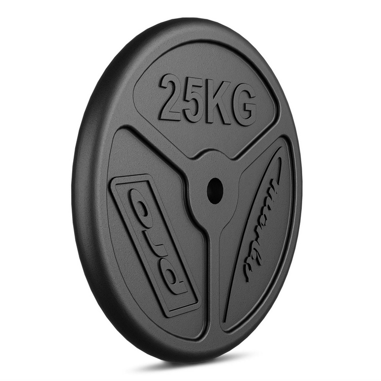 Peso in ghisa 25 kg SLIM con foro ø31 mm MW-O25-slim - Marbo Sport