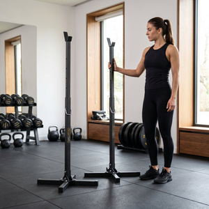 Supporti per bilancieri regolabili (2 pezzi) SG-10 - Accessori smartGym Fitness