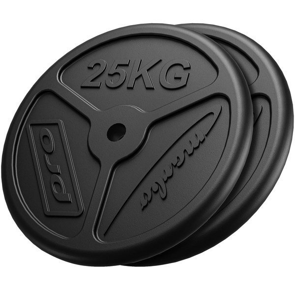 Set di pesi in ghisa SLIM con foro ø31 mm | Set 50 kg / 2 x 25 kg - Marbo Sport