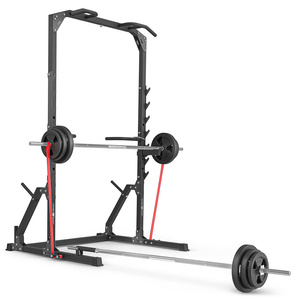 Mezza gabbia per squat con barra per pull up con rack e stazione per dip + attacco per mine MS-U115 2.0 - Marbo Sport