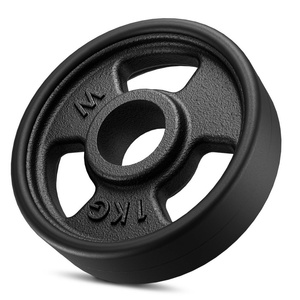 Peso in ghisa gommato 1 kg con foro ø31 mm MW-O1G-kier - Marbo Sport