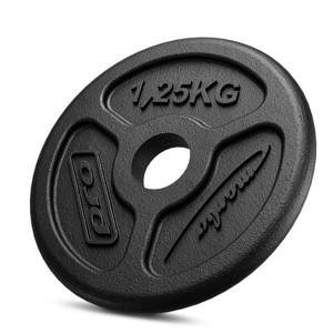Peso in ghisa 1,25 kg SLIM con foro ø31 mm MW-O1,25-slim - Marbo Sport